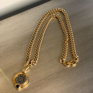 BEST OFFER Givenchy Gold chain coin necklace